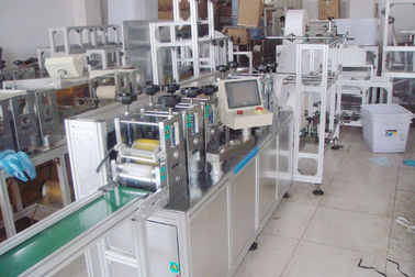 China Auto Face Mask Making Machines With PLC And Touch Screen Control supplier