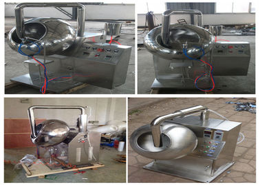 China 800×600×900mm Chocolate Tablet Coating Machine Adjustable Rotational Speed supplier