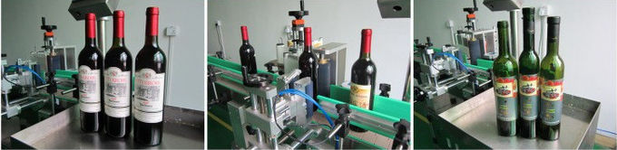Automatic Two Sides / Double Side Self Adhesive Sticker Labelling Machine For Round And Flat Bottle