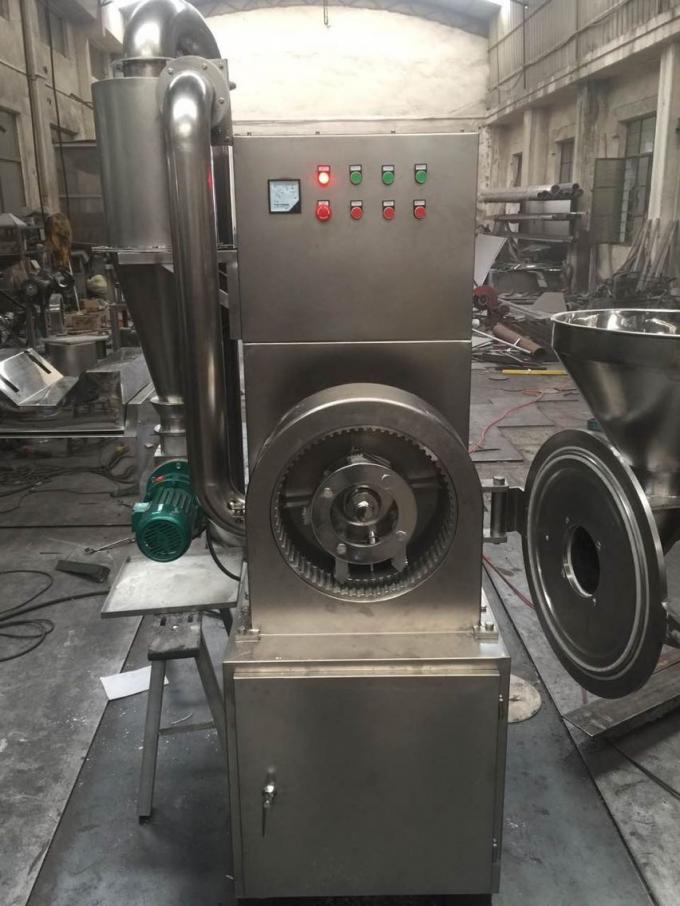 Automatic Powder Crusher Machine High Capacity For Herbal Powder Making