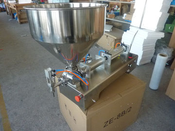Semi-auto SIngle Head Liquid Paste Filling Machine With Mixing Heating Counting Function