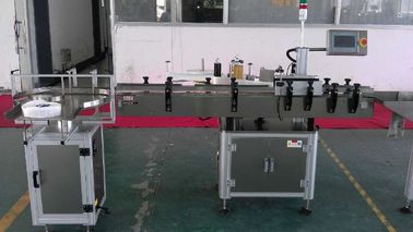 Plastic Bottle Label Applicator Self Adhesive Labeling Machine With Turn Table