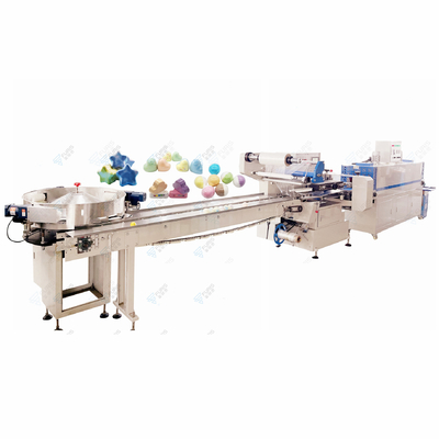 Stainless Steel High Speed Automatic Packaging Machine For Bath Bomb Bath Fizzy Bath Salts