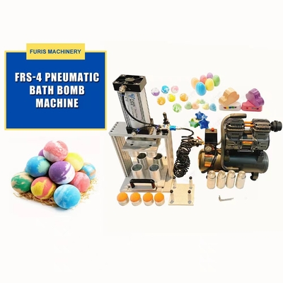Factory Price Pneumatic Small Bath Bomb Christmas Salt Balls Hand Pressing Machine Soap Donut Heart Shampoo Bar Presser
