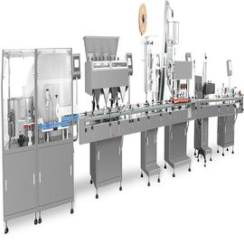 Integrated Filling Production Line Touch Screen Operation Fit Tablets / Capsules / Pills