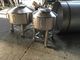 250L Totes Powder Stainless Steel Transfer Tank With Four Wheels With Pushing Hand