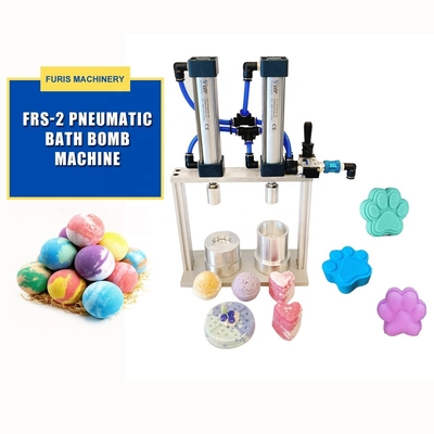 Low cost manual small home use mini bath bomb bathbomb press machine with 2 pcs Alu/POM mold manufacturer for sale